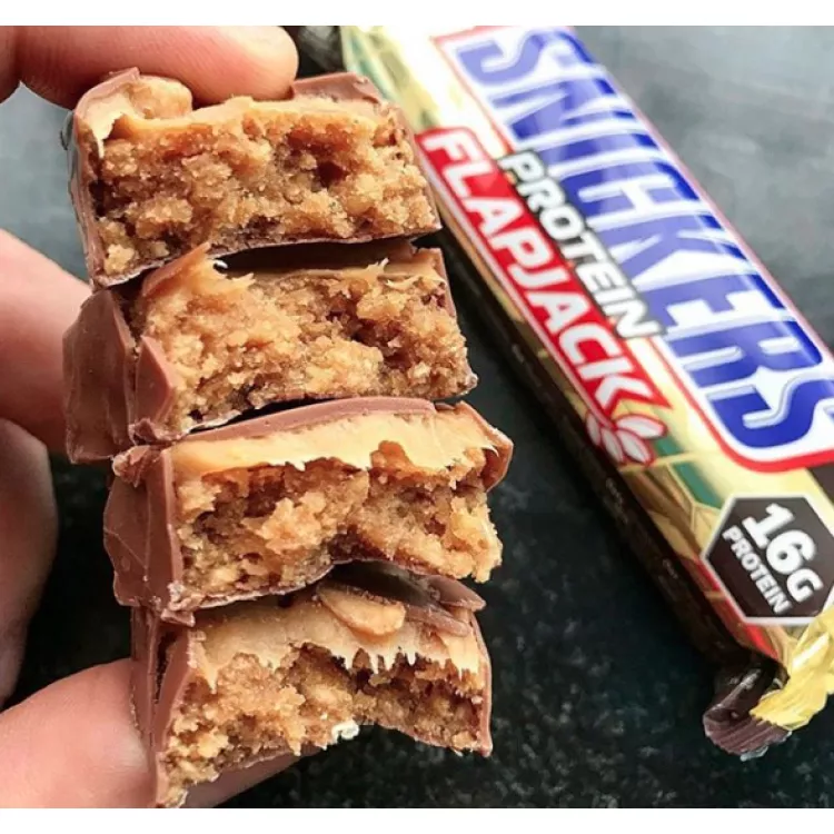 Snickers havrebar med 24% protein (65 g)