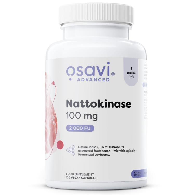Osavi Nattokinase (120 veganske kapsler)