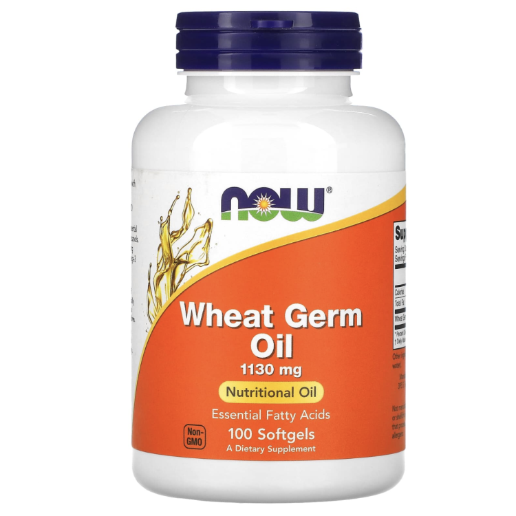 NOW Foods Hvedekimolie (100 softgels)