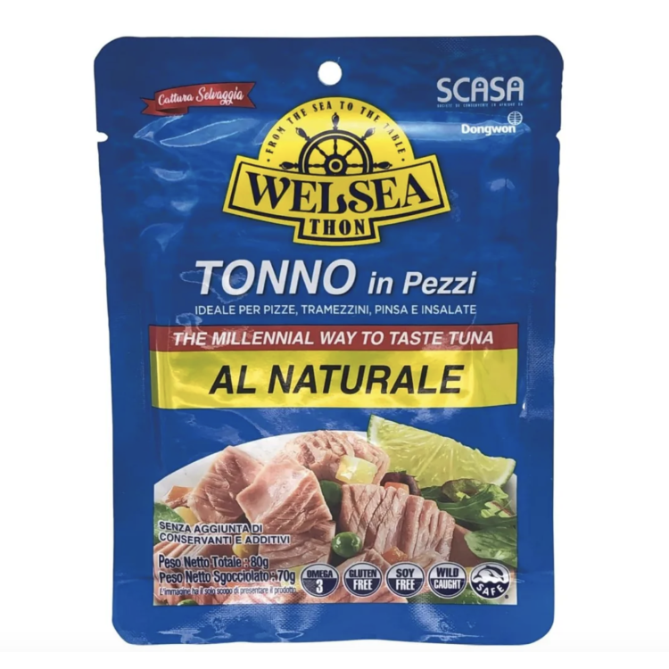 Tonfisk i bitar (1 x 80 g), OBS Bäst före 15.10.2026