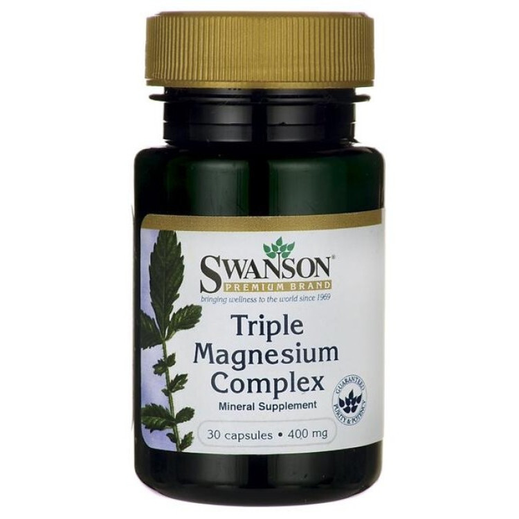 SWANSON HEALTH TRIPLE MAGNESIUM COMPLEX 400 mg 30 stk 