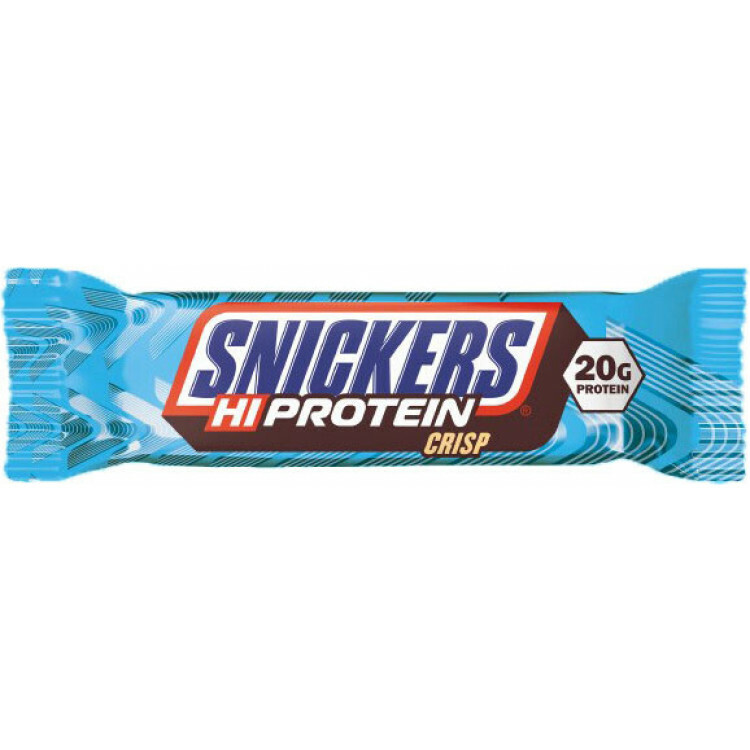 Snickersbar med crisps och 37% protein (55 g)