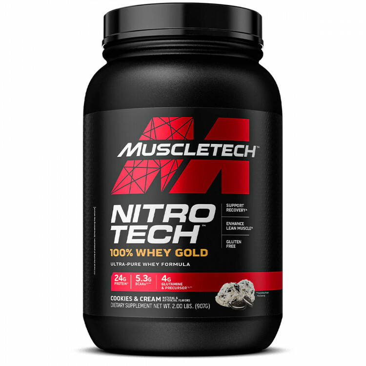 MUSCLETECH NITRO-TECH 100% WHEY GOLD 2 LBS