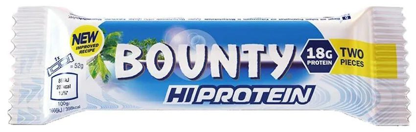 Bounty bar med 35% protein (52 g)