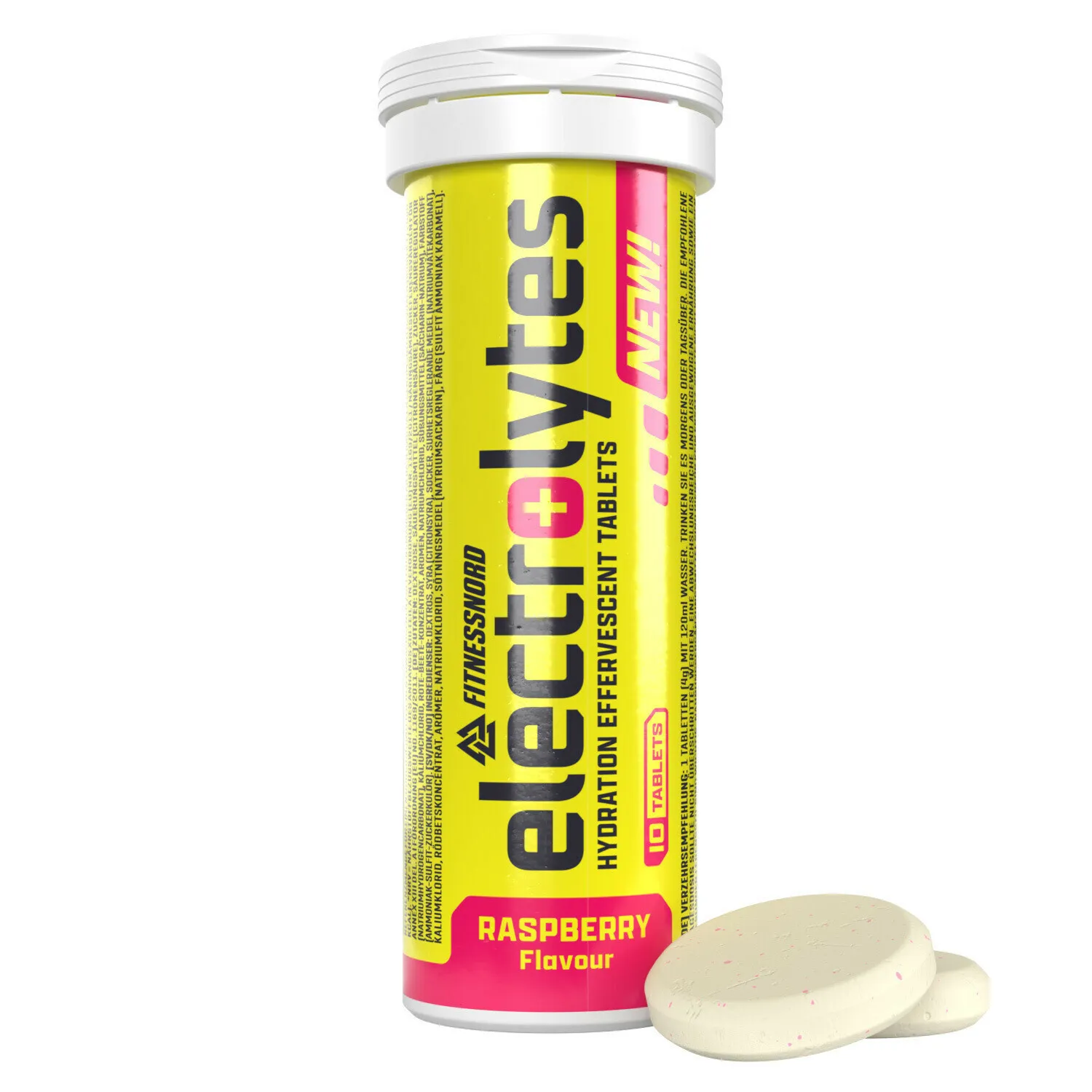 Elektrolytter med hindbærsmag (10 brusetabletter)