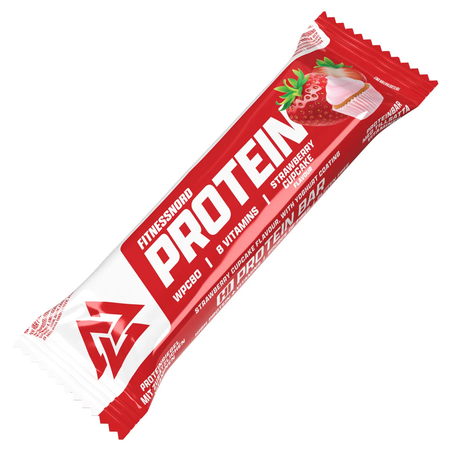 Jordgubbscupcake proteinbar (55 g)