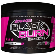 STACKER2 BLACK BURN MICRONIZED 60 PORTIONER -Fruit Punch