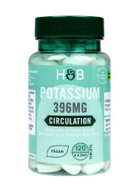 Potassium 396mg, 120 vegan tabs