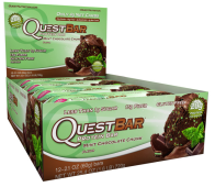 QUEST NUTRITION QUEST BARS, 12 stk-Chocolate Mint