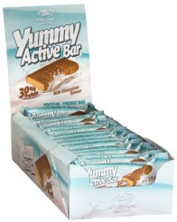 PEAK YUMMY ACTIVE BAR 24 x 30 g  -Milk Chocolate
