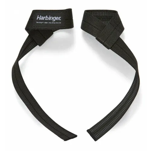 HARBINGER BIG GRIP LIFTING STRAPS 21.5 INCH (BLACK)