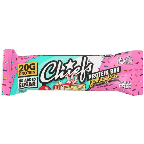 CHIEFS PROTEIN BAR 1 x 55 g - Birthday Cake