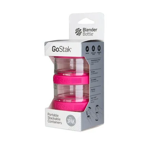 Behållare som kan staplas (3 x 60 ml)