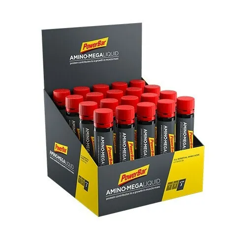 POWERBAR AMINO MEGA LIQUID AMPOULES (20X25ML) UNFLAVOURED