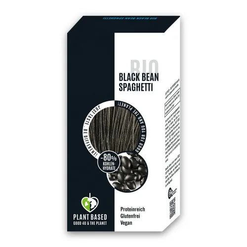 Øko Sortbønne Spaghetti med 41% Protein (250 g)