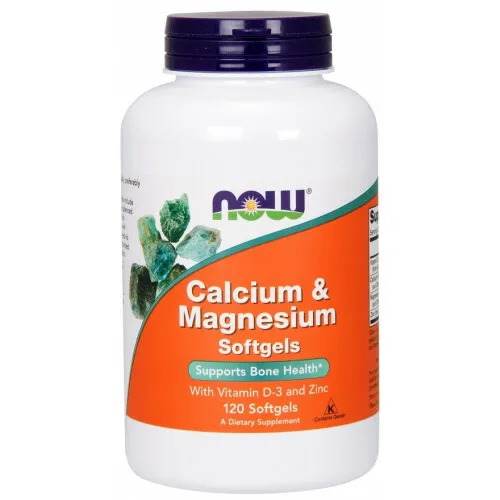 NOW FOODS CALCIUM & MAGNESIUM 120 stk 
