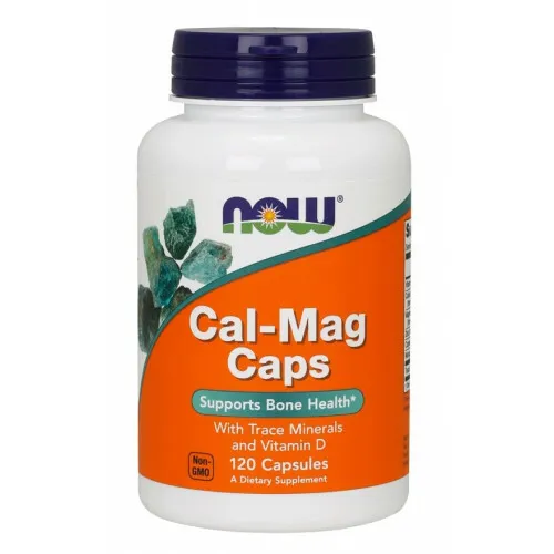 NOW FOODS CAL + MAG CAPS 120 stk 