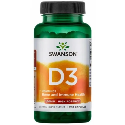 SWANSON HEALTH VITAMIN D-3 1000 IU 250 stk 
