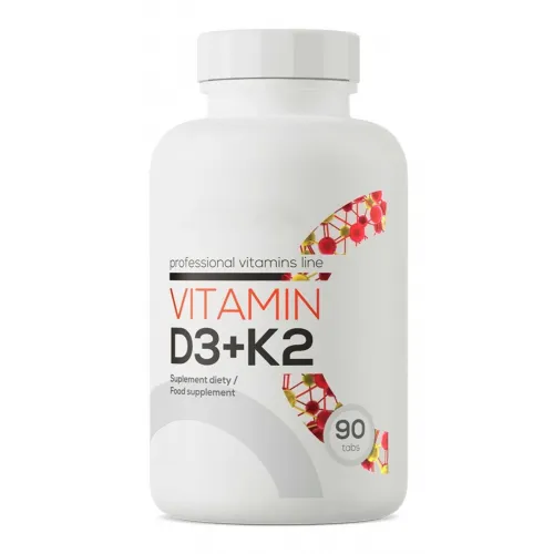 D3-vitamin og K2-vitamin (90 tabletter)