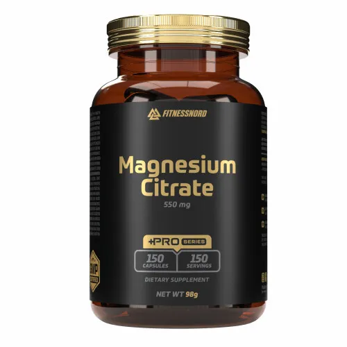 Fitnessnord Magnesium Citrate 550 mg (150 kapsler)