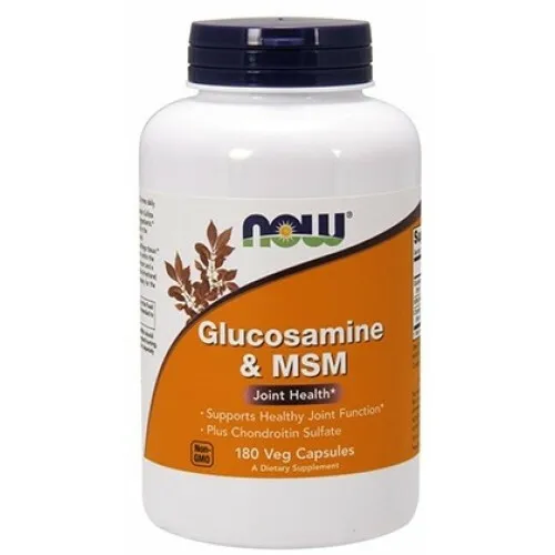 NOW FOODS GLUCOSAMINE & MSM 180 stk 