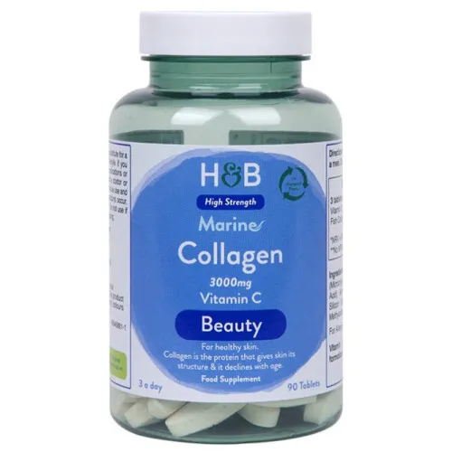 Marine Collagen med Vitamin C 3000mg, 90 tabs