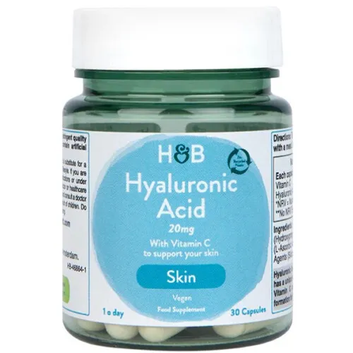 Hyaluronsyre med Vitamin C 20mg, 30 kapsler