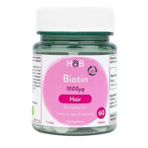 Biotin 1000mcg, 60 tabletter