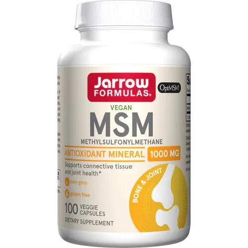 MSM (Methyl-Sulfonyl-Methane) 1000mg, 100 vkapsler