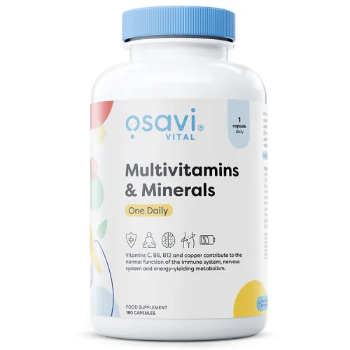 Multivitamins & Minerals One Daily 180 kapsler