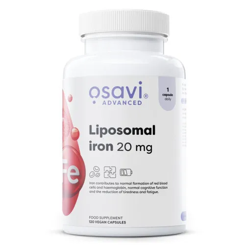 Liposomal Iron 20mg 120 vegan kapsler