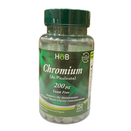 Chromium Picolinate 200mcg, 250 tabs