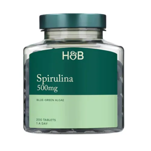Spirulina 500mg, 200 tabletter
