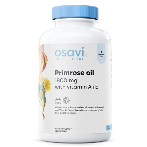 Primrose Oil with Vitamin A & E 1800mg 180 softgels