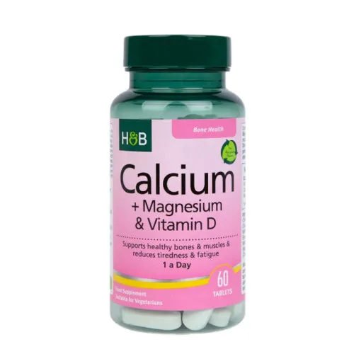 Calcium + Magnesium & Vitamin D, 60 tabletter