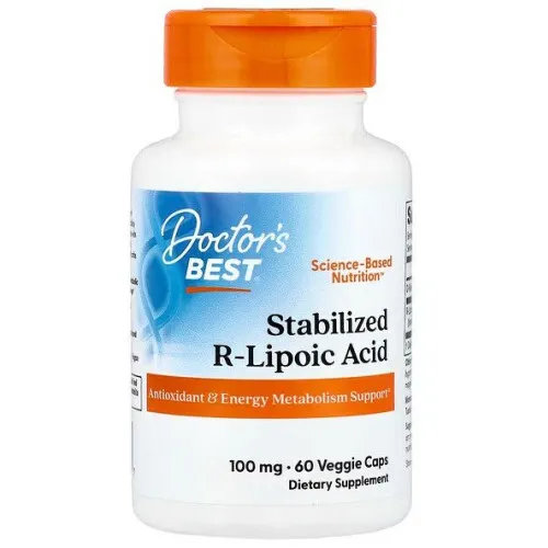 Stabilized R-Lipoic Acid 100mg, 60 vkapsler