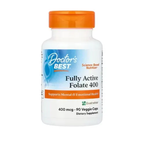 Fully Active Folate 400 med Quatrefolic 400mcg, 90 vkapsler