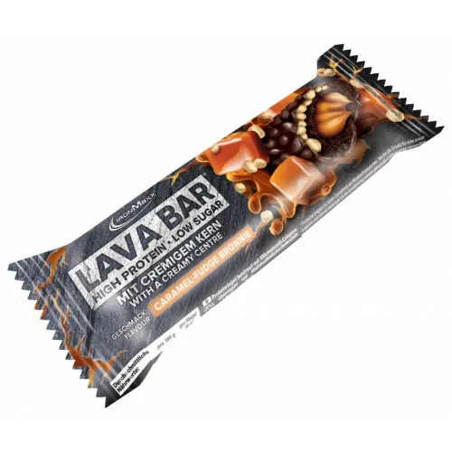 Karamell Fudge Brownie bar med krämig fyllning och 32% protein (40 g)