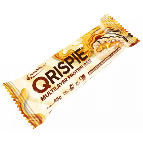 Qrispie Multilayer Proteinbar (45 g), Bedst før 30.06.2026