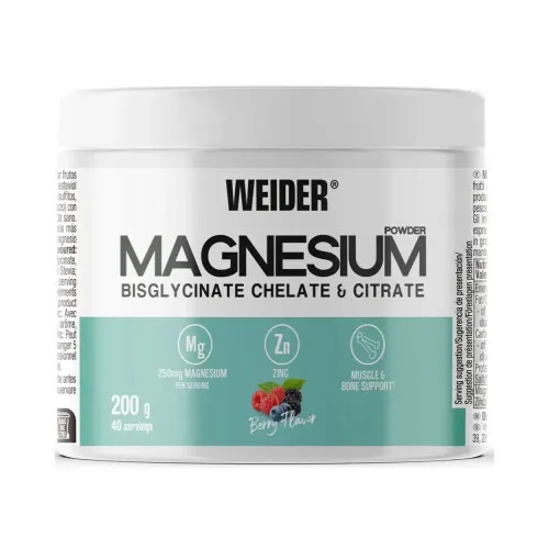 Weider Magnesium pulver, 200 gram