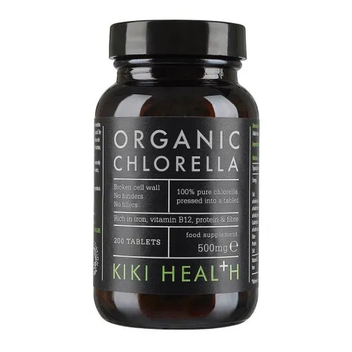 KIKI Health Chlorella, 500 mg, 200 tabletter