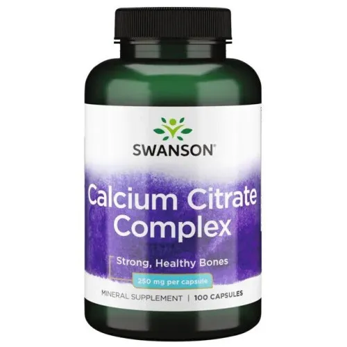 Swanson Kalcium Citrat Komplex, 250 mg, 100 kapslar