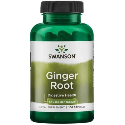 Swanson Ingefärsrot 540 mg, 100 kapslar