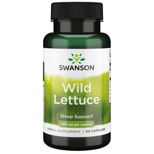 Swanson Vild Sallat, 450 mg, 60 kapslar
