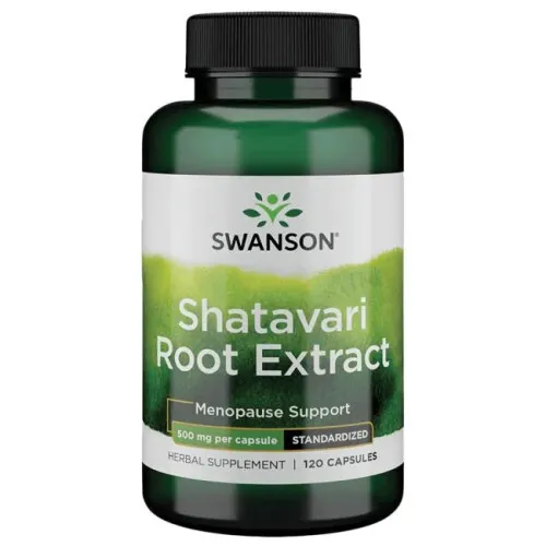 Swanson Shatavari Rotextrakt, 500 mg, 120 kapslar