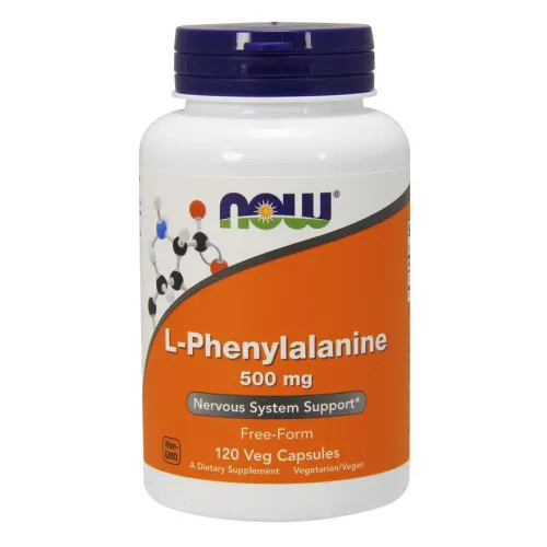 Now Foods L-Phenylalanin, 500 mg, 120 kapslar
