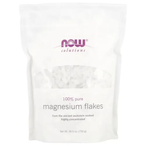 Now Foods 100% Ren Magnesium Flingor, 750 gram