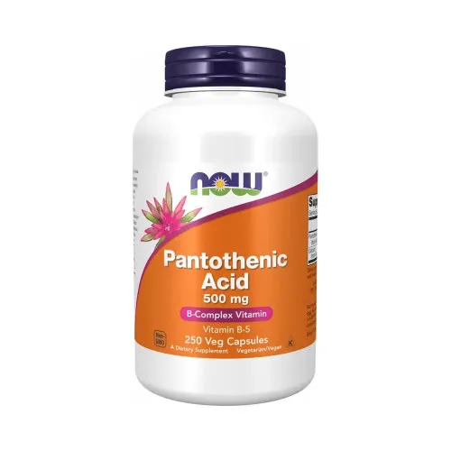 Now Foods Pantotensyra 500 mg, 250 kapslar