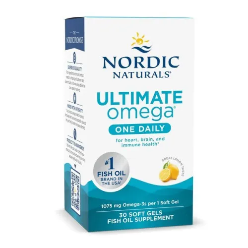 Nordic Naturals Ultimate Omega One Daily, 1075 mg, Lemon, 30 kapslar