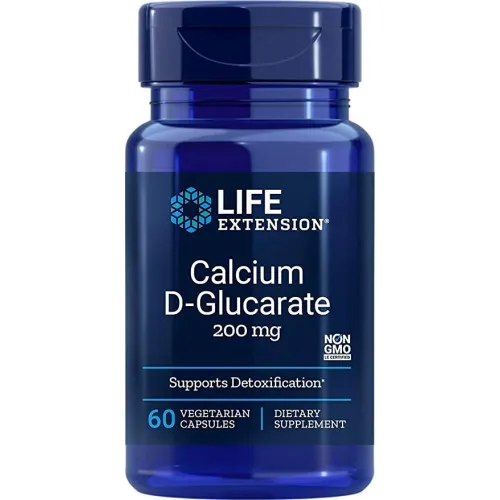 Life Extension Kalcium D-Glucarate, 200 mg, 60 kapslar